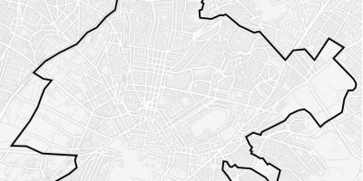 Karte von Athen koukaki